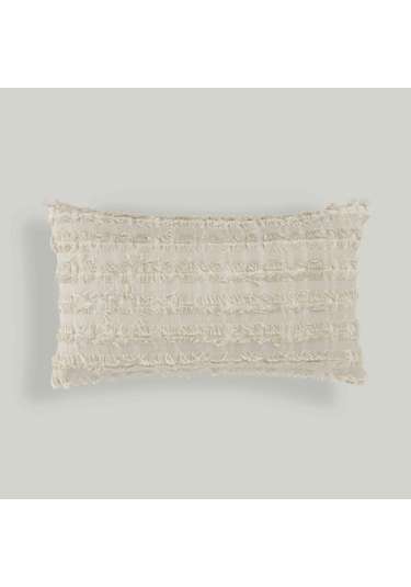 Linens Boho Kırlent Kılıfı 35x50 Cm Naturel