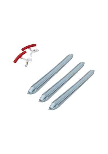 Sones 5 İn 1 Araba/motosiklet 12 İnç Lastik Tamir Kaldırma Aracı Levye Kolu Kırmızı Lastik Koruyucu İle