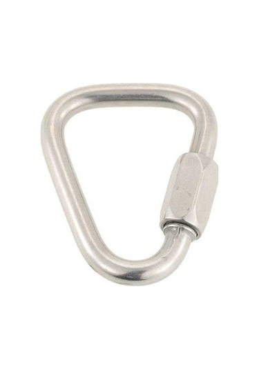 Besthome1 Kaliteli Paslanmaz Çelik Üçgen Kilitli Karabina - Dağcılık, Kamp, Açık Hava Aktiviteleri İçin