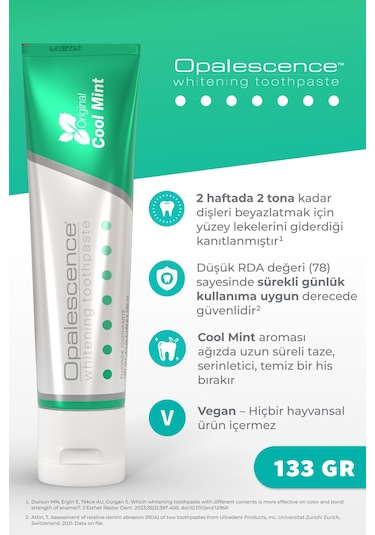 Diş Macunu Beyazlatıcı 133 Gr - 2 Adet Büyük Boy