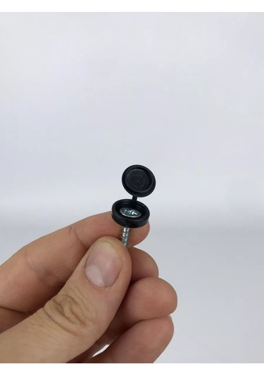 Frıends Company Mobilya Plastik Vida Kapakları 176285587 Siyah