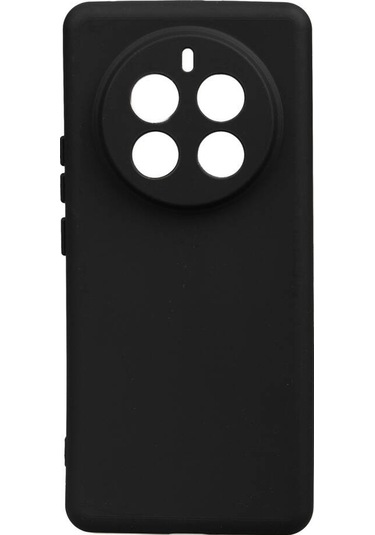 Realme 12 Pro Kılıf Tchs Biye Silikon - Siyah Siyah