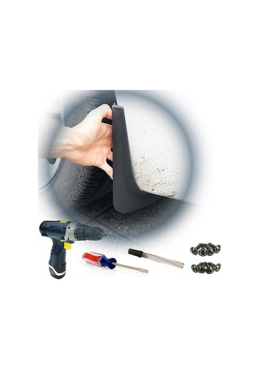 Gajeena Bmw 3/5/7 Serisi E30-e93, F30-g38 İçin Abs Plastik Çamurluklar - Ön/arka Koruma, Spor Görünüm, Siyah Renk