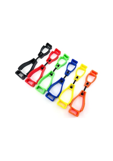 Yeşil Çok İşlevli Eldiven Kapmak Klip Koruma Kelepçesi Kapmak Yakalayıcı Güvenlik Anti Kayıp Çalışma Eldiveni Klip Tutucu Askı