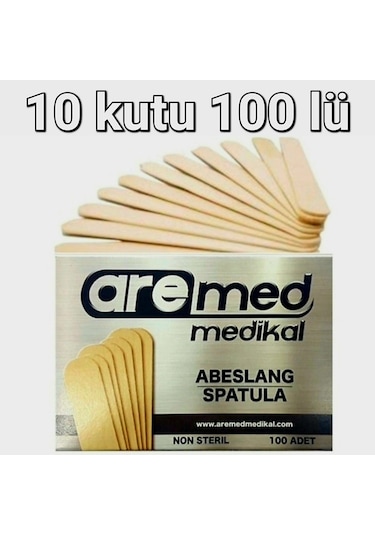 Aremed Abeslang Tahta Dil Basacağı 10 x 100'lü