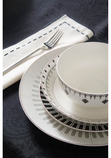 Karaca  Renessance 24 Parça 6 Kişilik Yemek Takımı