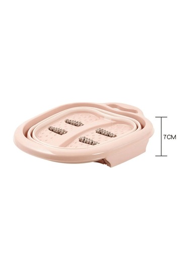 Sones Ev Tipi Katlanabilir Ayak Masajı Ayak Banyosu Mavi Çok Renkli