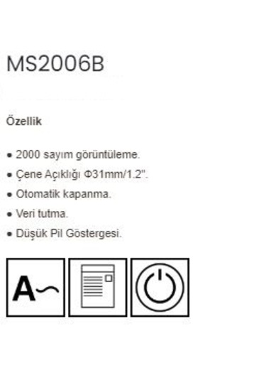 Mastech Ms2006b Yüksek Hassasiyetli Ac Kaçak Pensampermetre