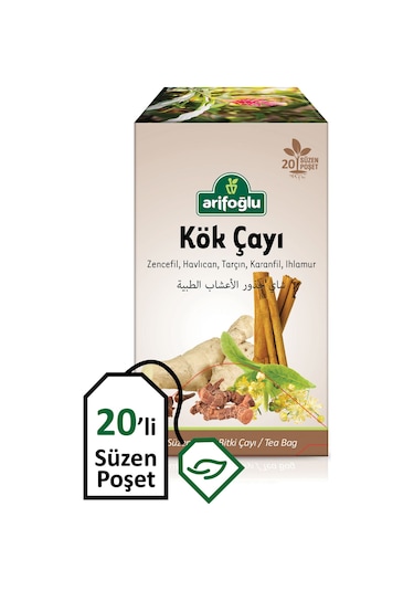 Arifoğlu Kök Çayı Karışık Bitki Süzen Poşet Çay 20 x 2 G