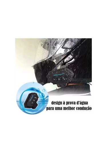 Geeksen Kask Telsizi Motosiklet Kaskı Kablosuz Bluetooth Kulaklık Eller Serbest Telefon Görüşmesi Kask İnterkom Müzik Çalar