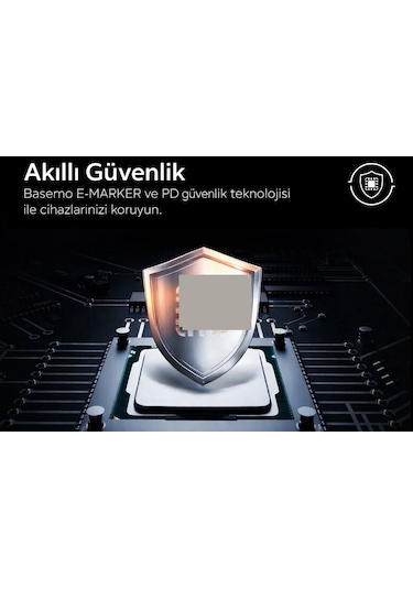 Basemo En Güçlü Type-C den Type-C 240Watt Güçle Super Hızlı 480Mps Veri Aktarımı Hem Stant Hem Extra Dayanıklı Şarj Kablosu Birarada E-Marker PD