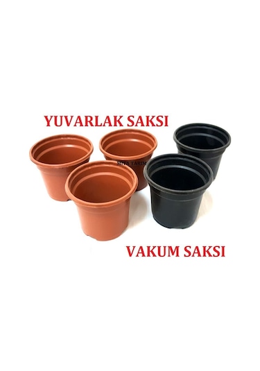 100 Adet, Yuvarlak Vakum Saksısı, Saksı, Üretim Saksısı