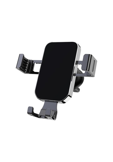 Cbtx Yc12 Evrensel Dönebilen Araba Hava Çıkışı Dağı Yerçekimi Telefon Tutucu Metal Braket - Siyah