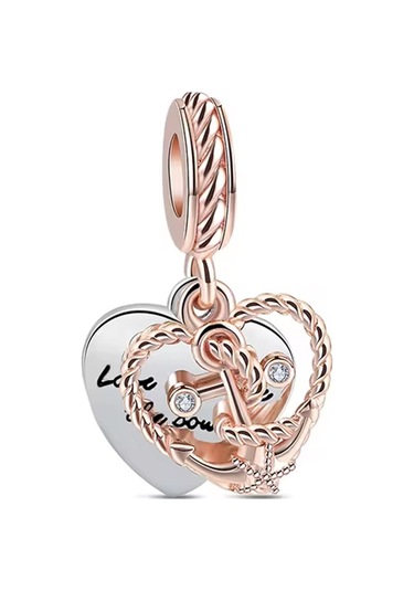 Fubena Rose Gemi Demiri Sallantılı Charm