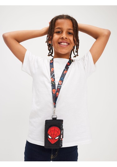 Snapbuy Avustralya Smiggle Spider-man Cüzdan, Boyun Askılı Örümcek Adam Temalı Para Çantası Kırmızı