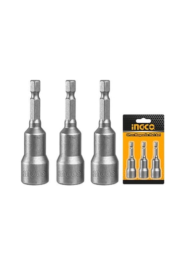 Ingco AMN1331  Manyetik Somun Adaptörü Seti 13 MM