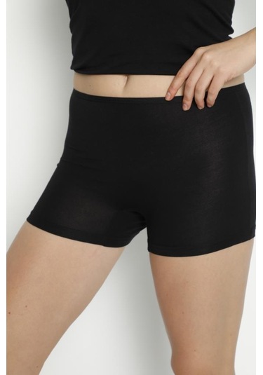 5 Adet Lüx Drm Bayan Bambu Boxer Şort 3170 001
