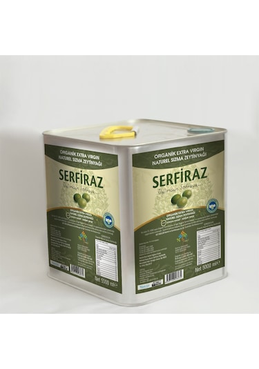 Serfiraz Naturel Sızma Zeytinyağı Teneke 5 L