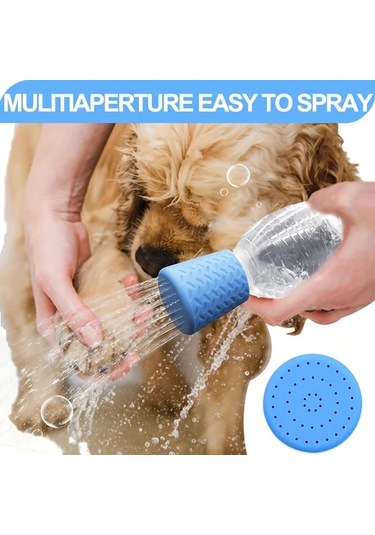 Elmpaly Yeşil 1 Adet Yenilikçi Silikon Evcil Hayvan Duş Başlığı Taşınabilir Köpek Banyo Ve Açık Hava Su İçme Aksesuarı Kampçılık İçin