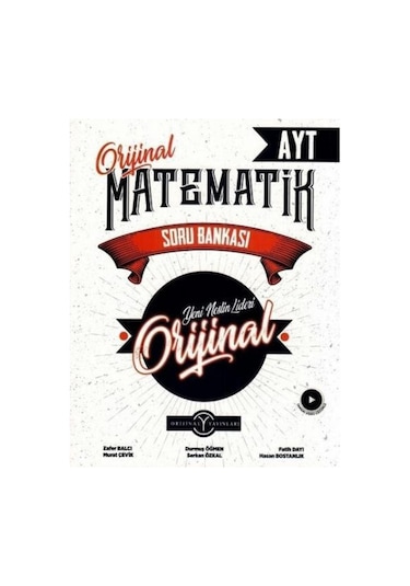 Ayt Orijinal Matematik Soru  Bankası