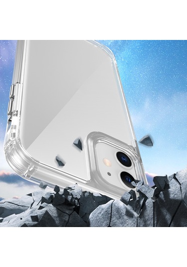 Effox İphone Uyumlu 11 Kılıf Aihttgli Takılabilir Askı Aparatlı Snap Silikon Kapak-şeffaf Şeffaf