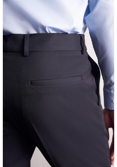 Lacivert Yan Cep Açık Paça Esnek Slim Fit Classic Casual Pantolon 1003255153 Lacivert