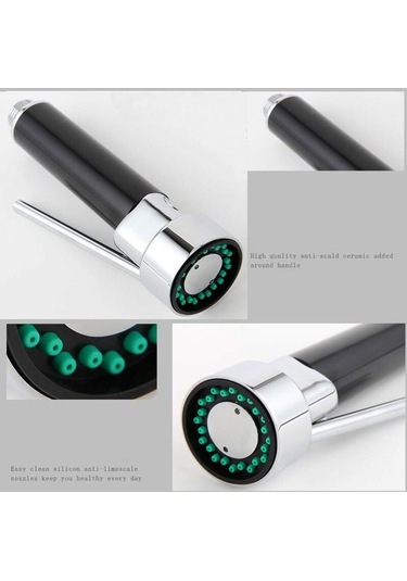 Modern Banyo Mutfak Lavabo Musluğu Yukarı Çekilebilir Evrensel Sprey Başlığı Diğer