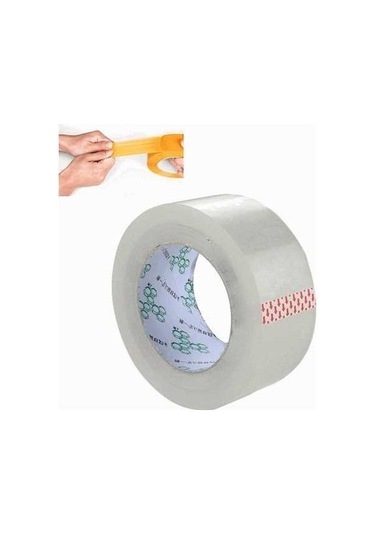 Willowhaven 45mm Genişlik 15mm Kalınlık Şeffaf Beyaz Paketleme Bandı Rulo Etiket Diğer