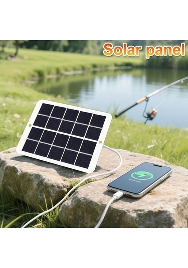 Besthome1 Dream011 Solar Model C 30x25 1cm Usb Güneş Paneli Taşınabilir Şarj Cihazı Telefon İçin Açık Hava Kamp