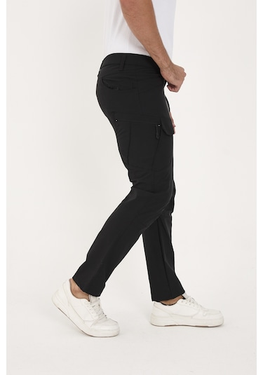 Camp Scoutland Camp527 Outdoor Tactical Su İticili Likralı Yazlık Erkek Taktik Pantolon Siyah