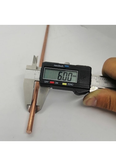 6 Mm Bakır Çubuk Topraklama Çubuğu Saf 50 Cm 478784606