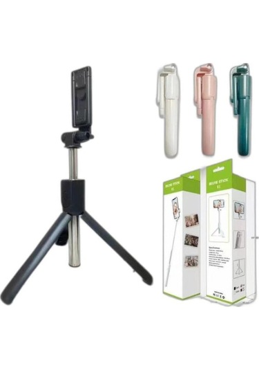 Uzaktan Kumandalı Tripod Özellikli Selfie Çubuğu