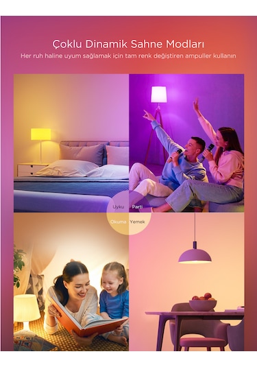 Govee Wifi + Bluetooth 800 Lümen Uygulama Kontrollü Akıllı Ayarlanabilir Modlu Led Ampul
