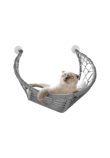 Markapet Vantuzlu Gondol Kedi Hamağı Kedi Yatağı 40 x 45 CM