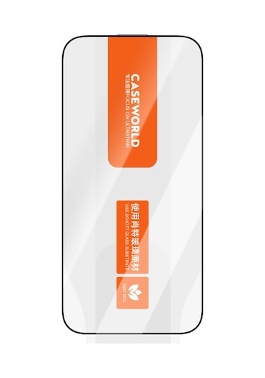İphone 16 Plus Uyumlu Caseworld Ultra-thin Serisi Tmq Hd 0.15mm Schott Cam Ekran Koruyucu Şeffaf