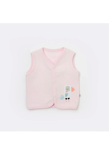 Bibaby Colors Polly Kapitone Yelek 61481 Pembe