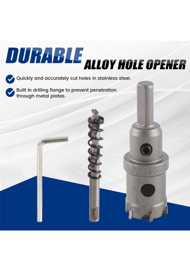 Sointeresting Karbür Uçlu Metal Kesici Paslanmaz Çelik Hss Matkap Ucu Delik Testeresi Delik Testeresi Boyutu: 25mm