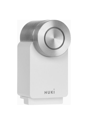 Nuki Smart Lock Pro 4. Nesil Beyaz Akıllı Kapı Kilidi Güvenlik Cihazları