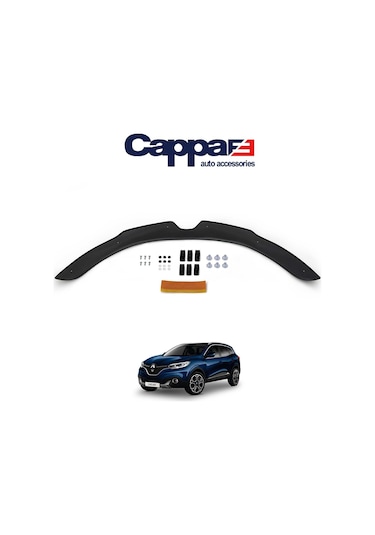 Cappafe Renault Kadjar Ön Kaput Koruma Rüzgarlık 4Mm Abs 12-20