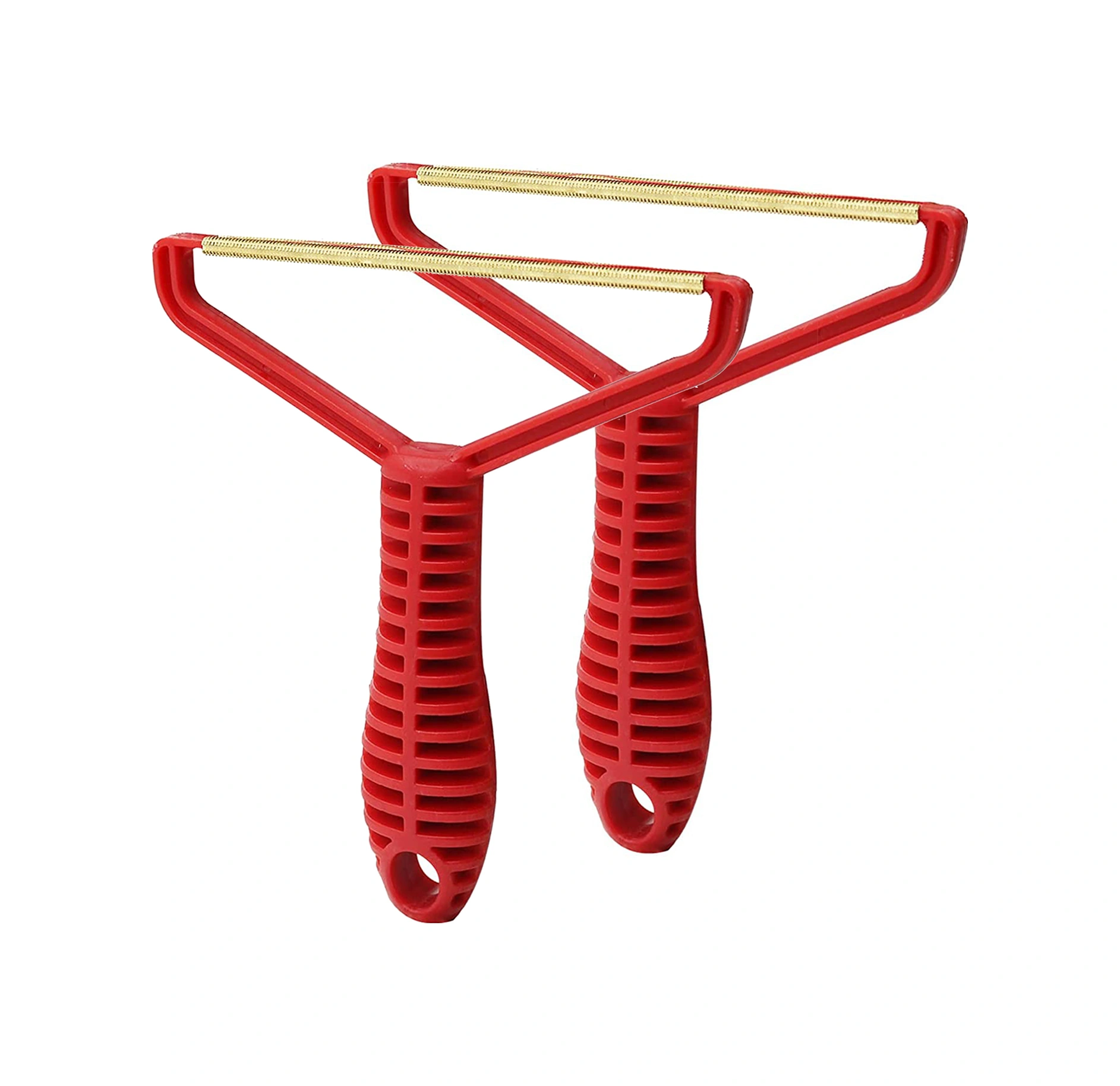 Youmex Kumaş Takırtı Ve Tüy Temizleyici, Manüel Bakır Bıçaklı, Ergonomik Kollü, 2 Adet Kırmızı Paket, Cashmere Ve Triko İçin Uygun Kırmızı