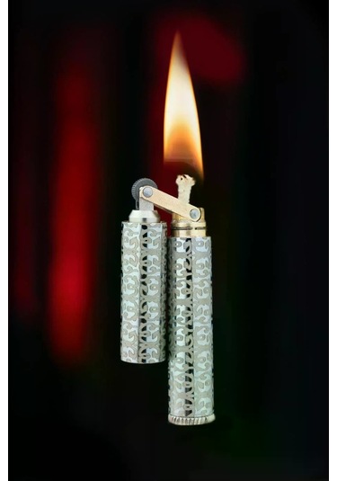 Caka Lighter Selçuk Desen Silver Benzinli Çakmak - Ckl-015