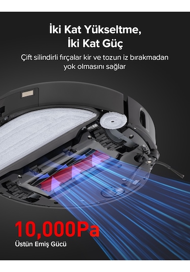 Roborock S8 MaxV Ultra Akıllı Robot Süpürge Siyah