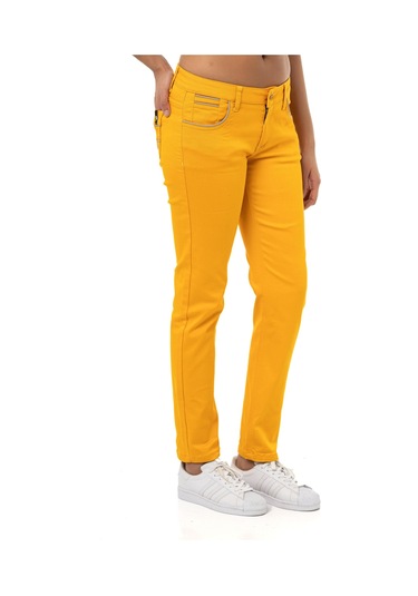 Cipo & Baxx Wd256b Slim Fit Normal Bel Bilek Boy Kadın Pantolon 001