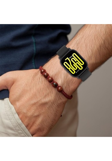 22mm Silikon Kayış Redmi Watch 5 Active 5 Lite Akıllı Saat Bileklik Bileklik Watch5 Bilek Aksesuarları Kılıfı