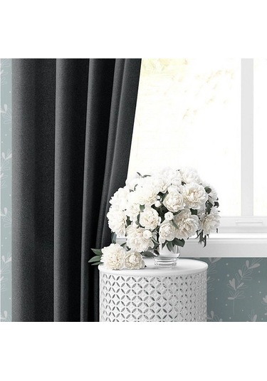 Blackout Antrasit Karartma Fon Güneşlik Perde Antrasit