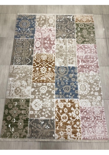 Kaşmir Halı Armina 160X235 Ae 0359 Patchwork Pudra Vizon 4 M2 Hal