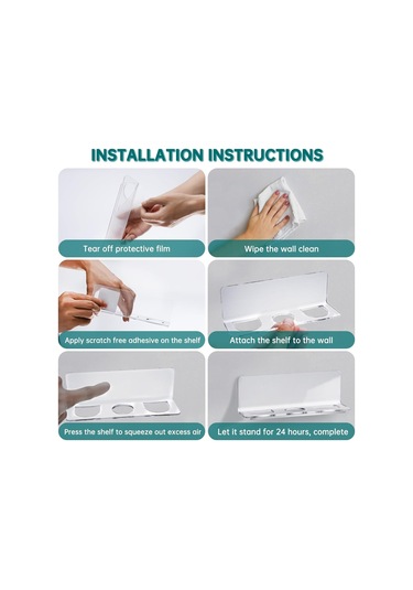 Hfambition Banyo Saç Fırçası Tutucusu - Şeffaf Akrilik Duvar Tipi Organizatör - Saç Araçları Depolama Kutusu Şeffaf