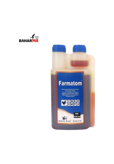 As Royal Farmatom Kanatlı Hayvanlar Için Özel Geliştirilmiş Vitamin Ürünü 500 Ml