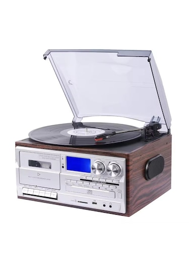 Knstar KN-110 Bluetooth CD Kaset USB Radyo Özellikli Pikap