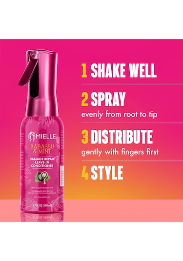Mielle Babassu & Mint Onarıcı Durulanmayan Sprey Saç Kremi 198ml